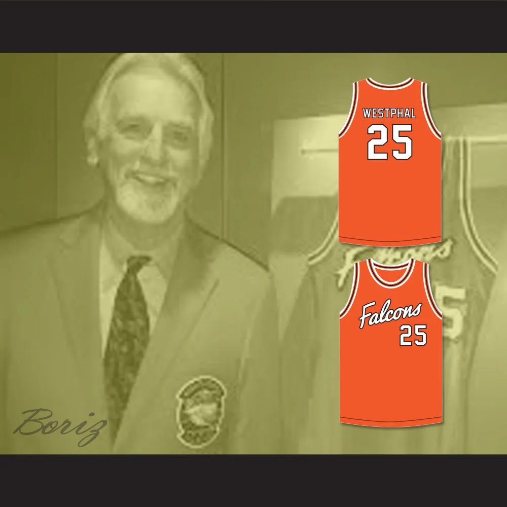 Paul Westphal 25 Aviation High School Falcons Orange Basketball Jersey