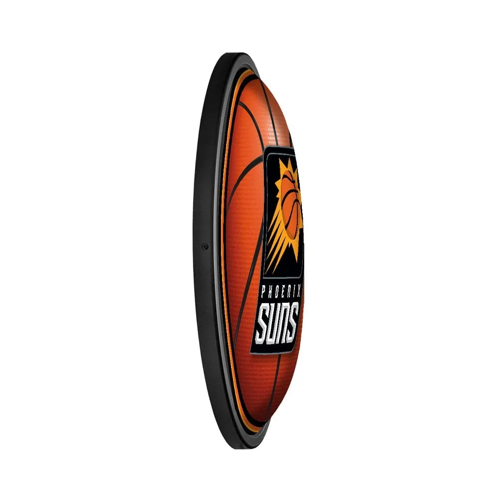 Phoenix Suns: Basketball - Round Slimline Lighted Wall Sign
