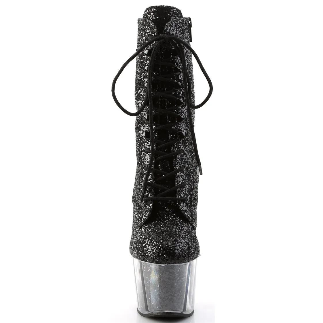 Pleaser ADORE 1020G Boots Black Glitter