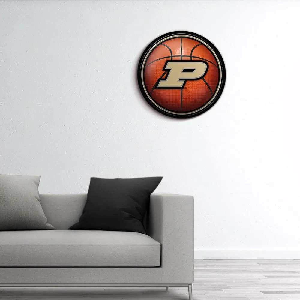 Purdue Boilermakers: Basketball - Modern Disc Wall Sign