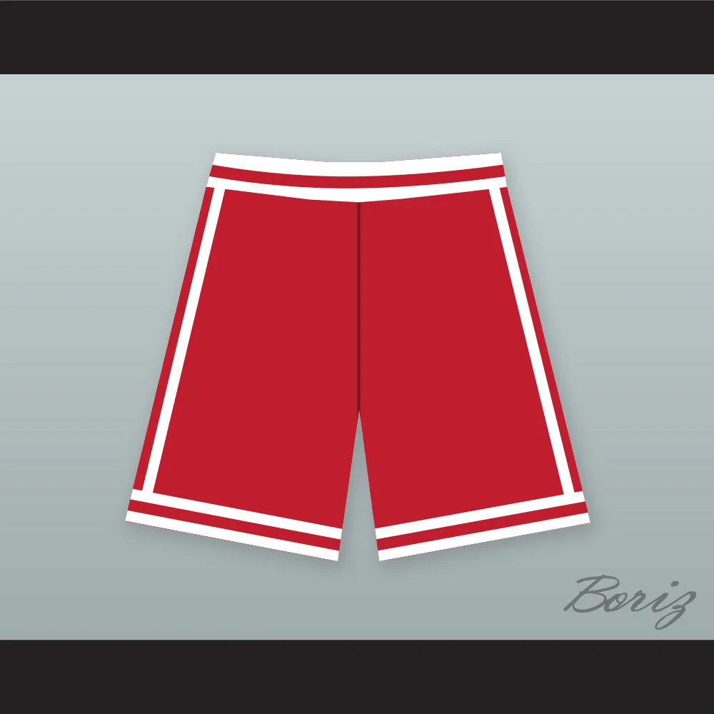 Ralph Tresvant 32 New Edition Red Basketball Shorts