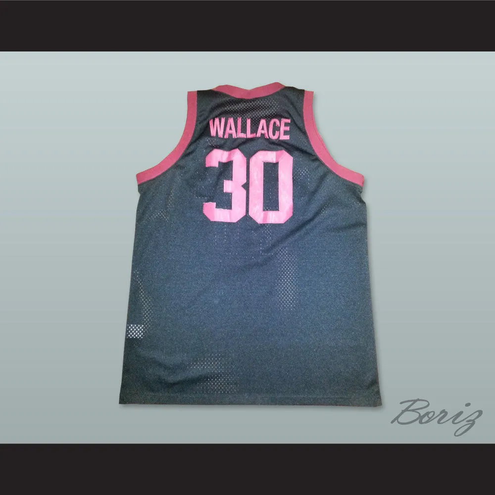 Rasheed Wallace 30 Simon Gratz High School Black Basketball Jersey