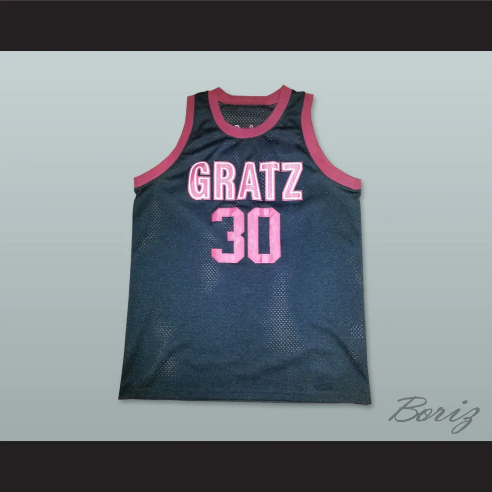 Rasheed Wallace 30 Simon Gratz High School Black Basketball Jersey