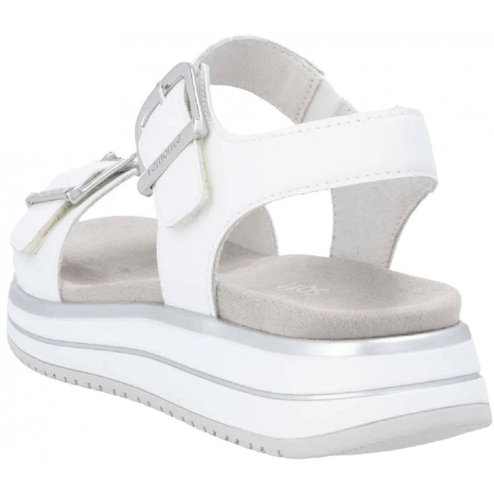 Remonte D1J51-81 (Chloe) White Sandals