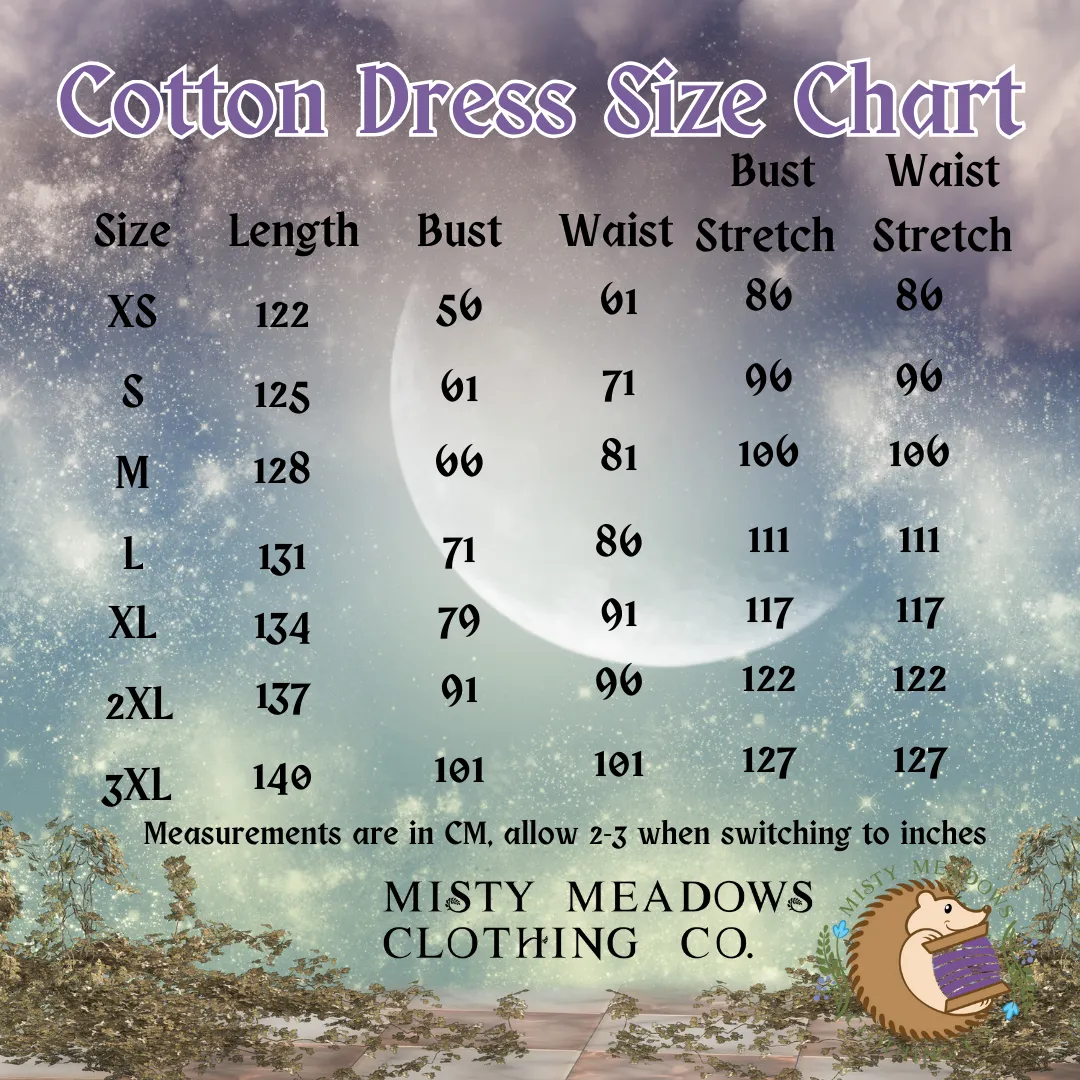 Renaissance Faire Cress Split Bell Sleeve! 100% COTTON!