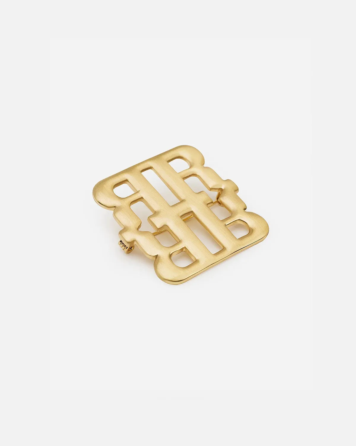 RH MONOGRAM BROOCH