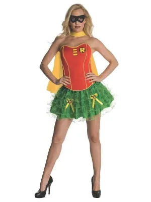 Robin Secret Wishes Corset and Skirt Costume Set for Women