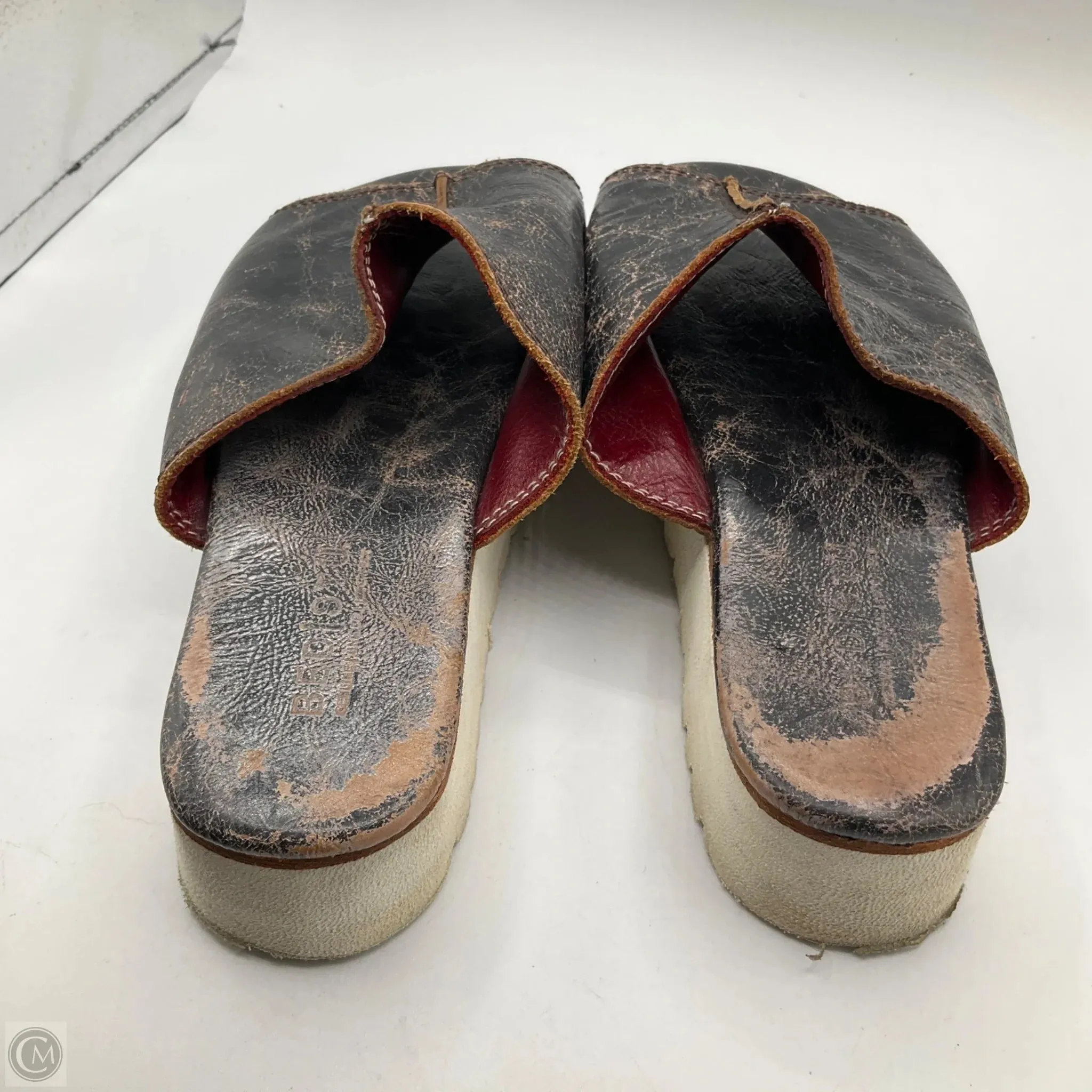 Sandals Flats By Bed Stu In Brown, Size: 9
