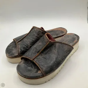 Sandals Flats By Bed Stu In Brown, Size: 9