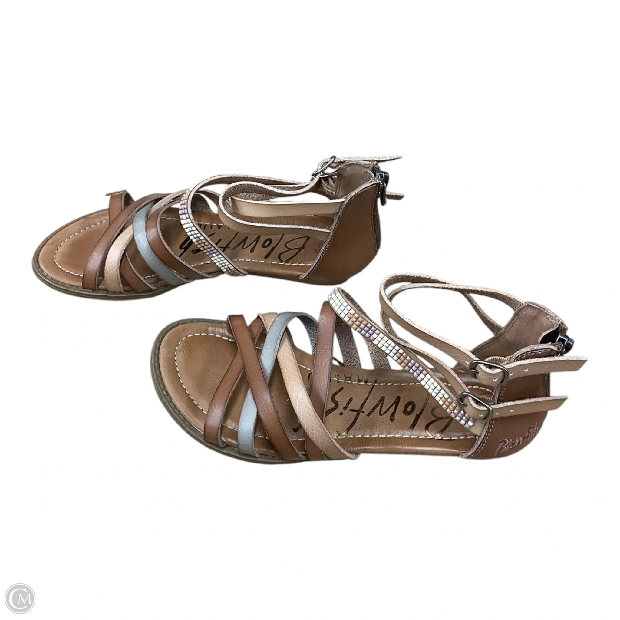 Sandals Flats By Blowfish In Brown, Size: 6