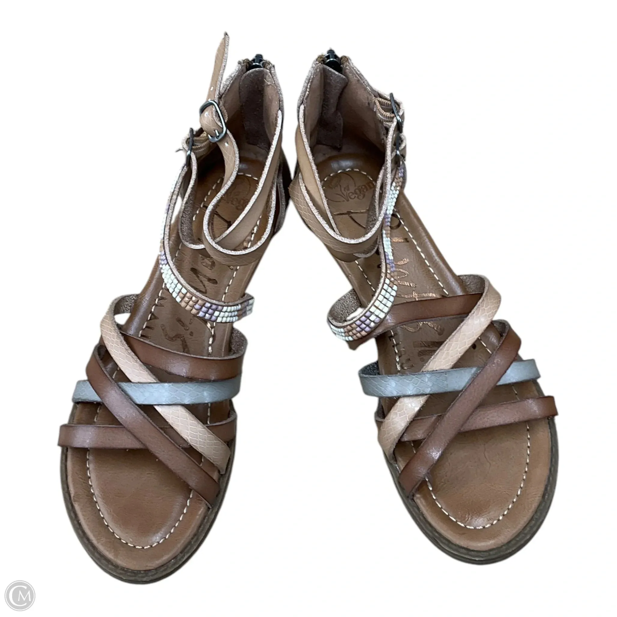 Sandals Flats By Blowfish In Brown, Size: 6