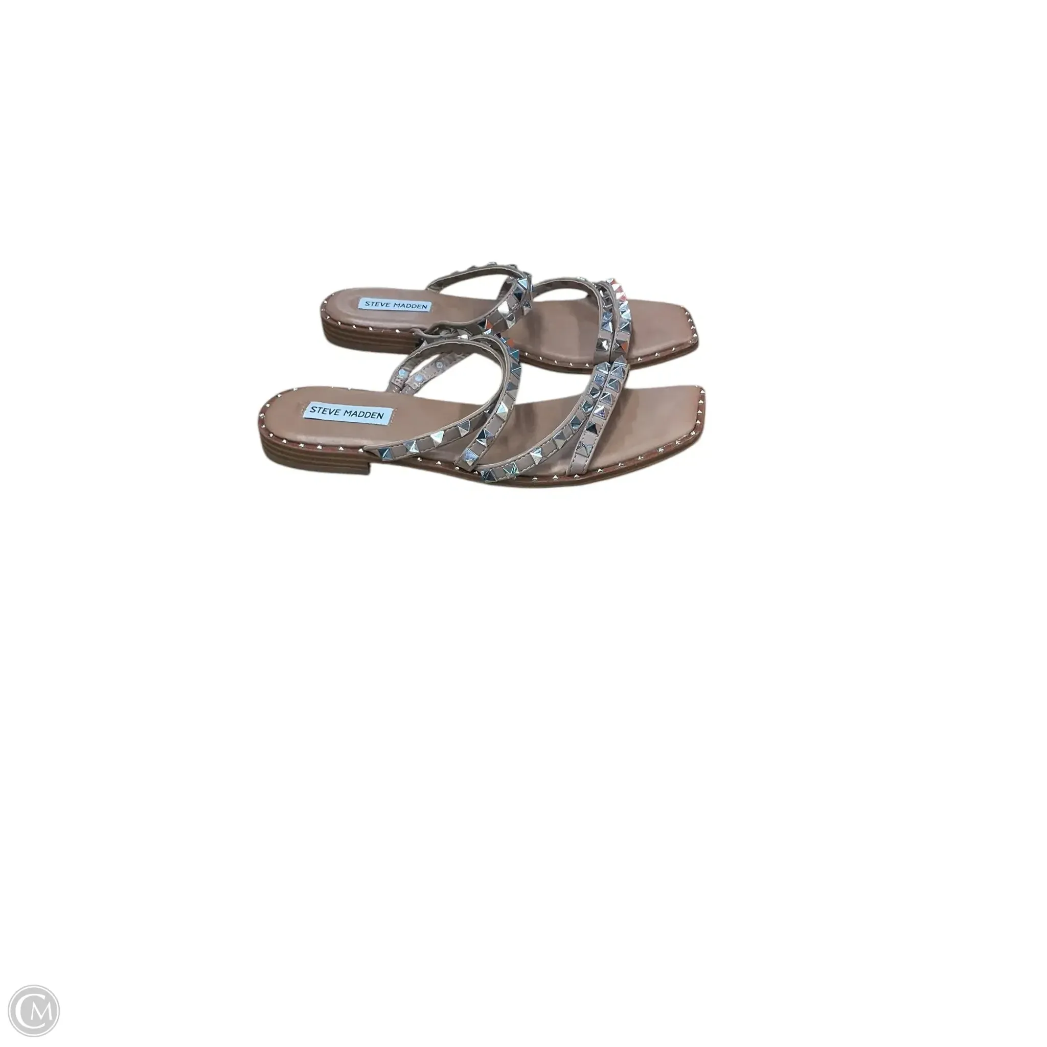 Sandals Flats By Steve Madden In Tan, Size: 10