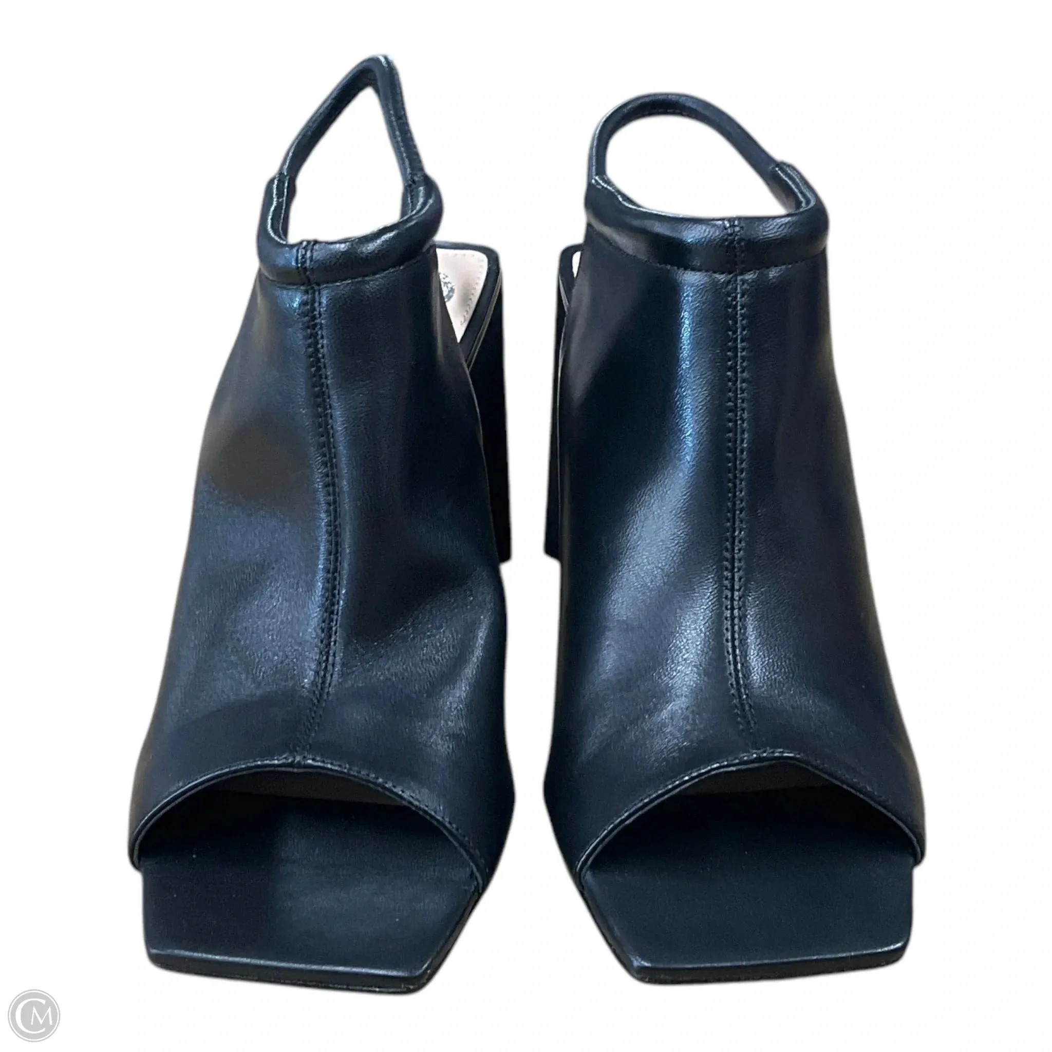 Sandals Heels Block By Vince Camuto In Black, Size: 8