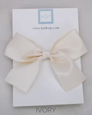 Satin Bow Hair Clips for Girls