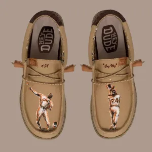 Say Hey Dude Shoes | Willie Mays Tribute Edition