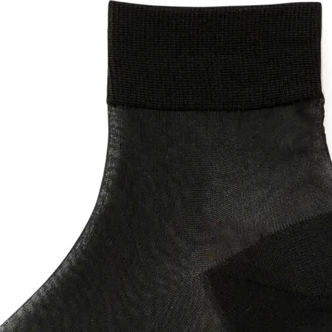Sheer Solid Colour Ankle Socks
