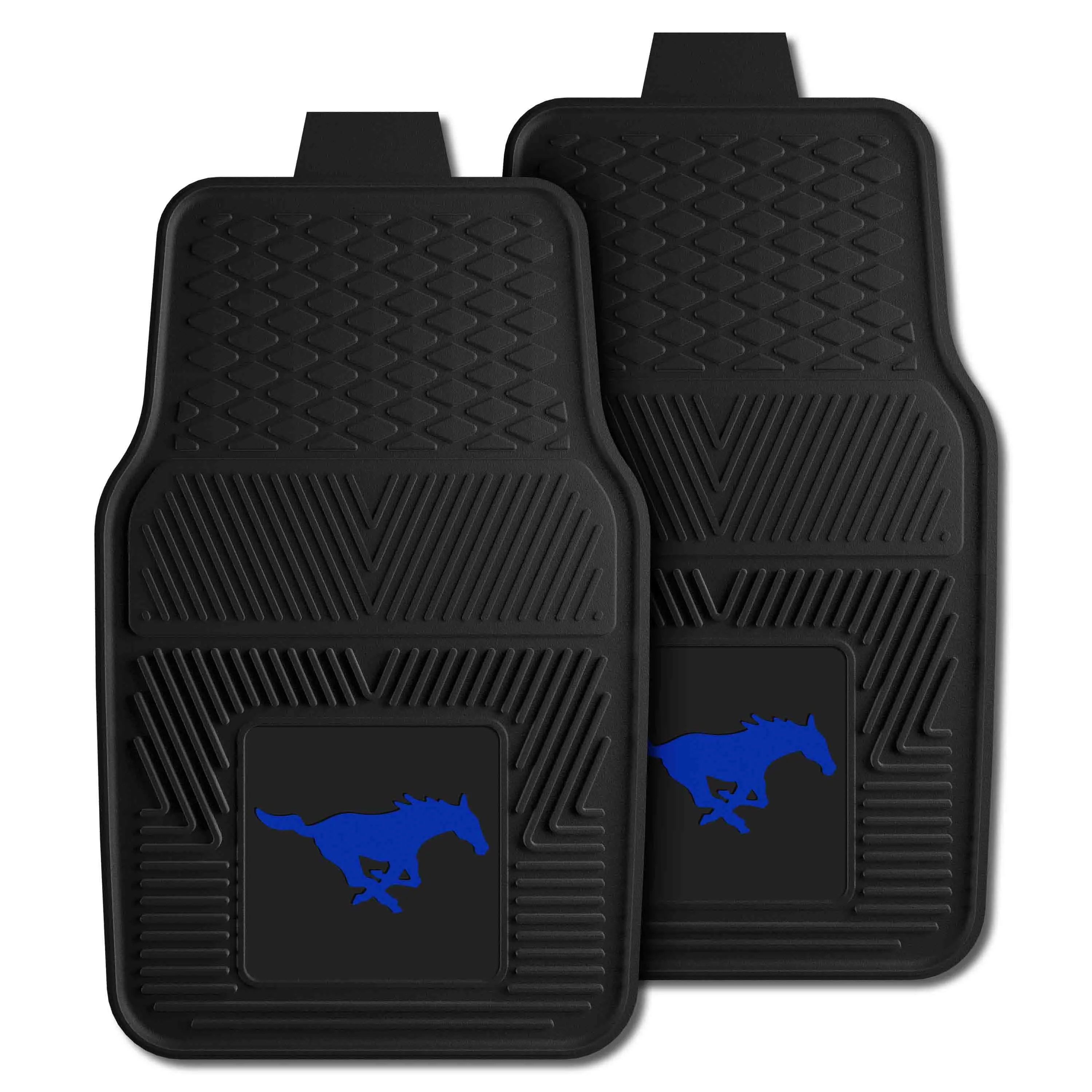 Southern Methodist University 2-pc Vinyl Car Mat Set
