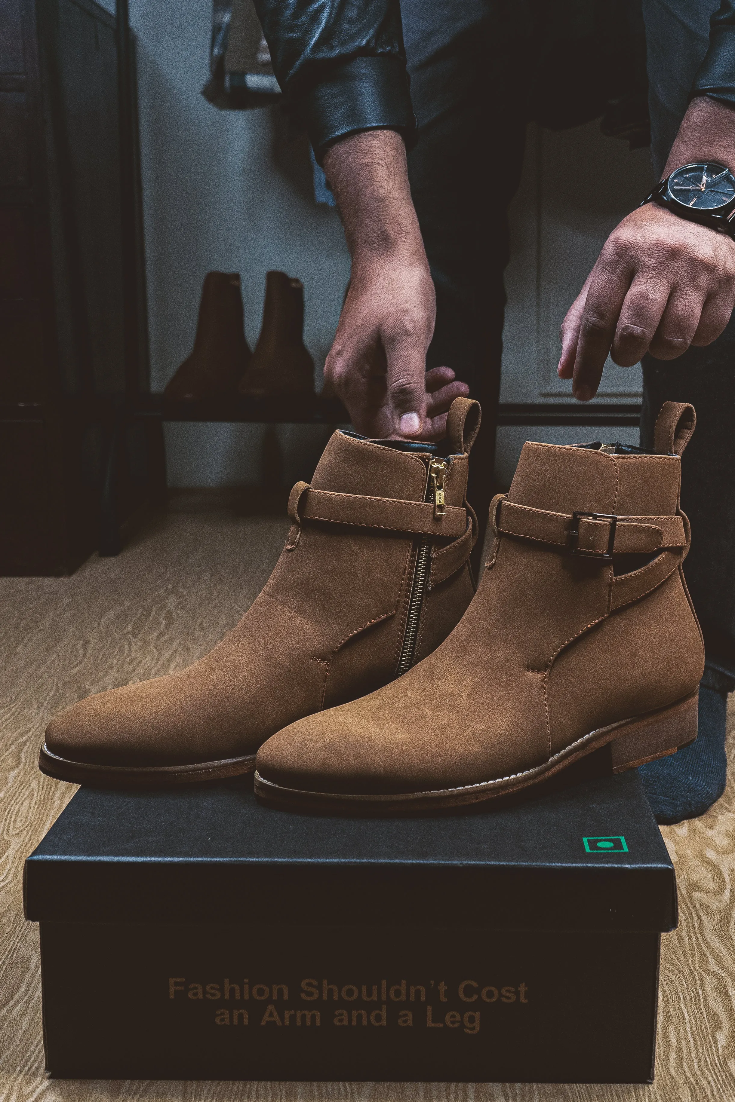 Sovereign Camel Suede Boots