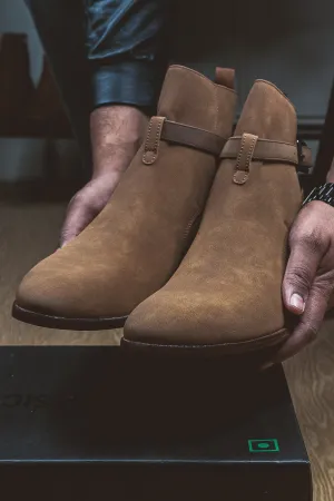 Sovereign Camel Suede Boots