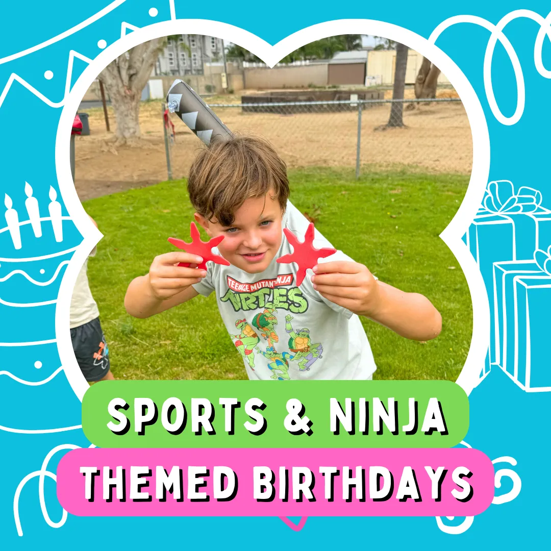 Sports & Ninja Birthdays<br>Exciting Activities for Kids<br>2 Packages | 1.5 Hours Time