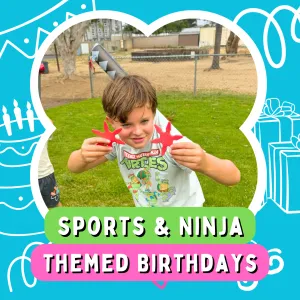 Sports & Ninja Birthdays<br>Exciting Activities for Kids<br>2 Packages | 1.5 Hours Time