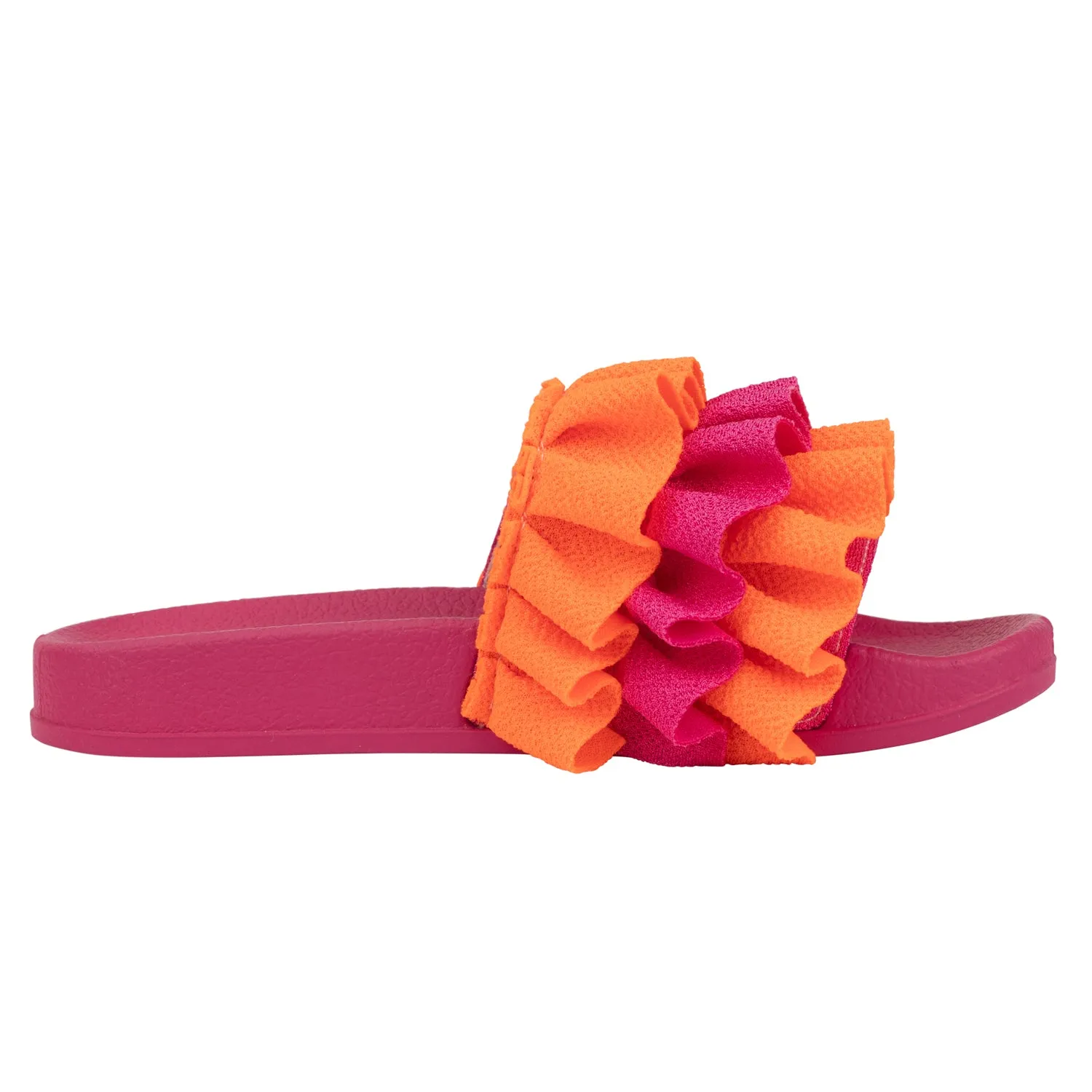 SS24 A Dee Girls Bold Hearts Frilly Sliders