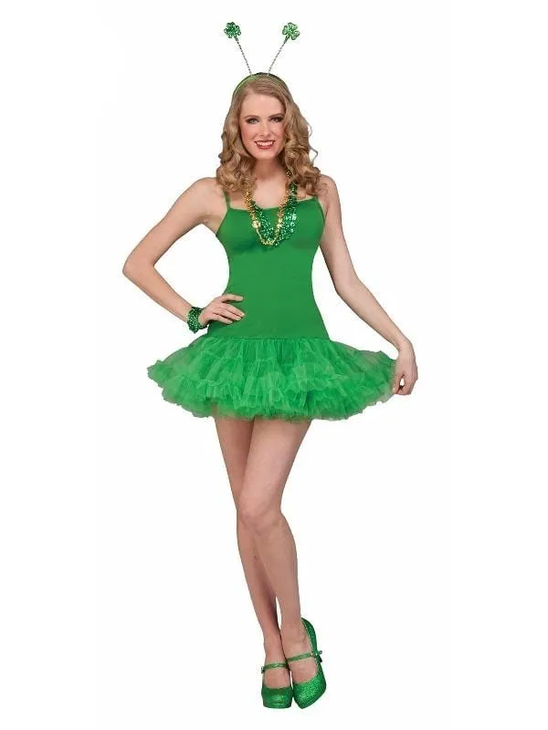 St. Patrick's Day Green Adult Tutu Dress