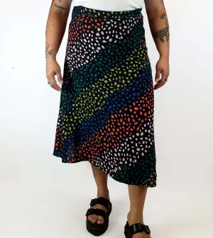 Sugarhill Brighton colourful print skirt fits size 14 (as new with tags)