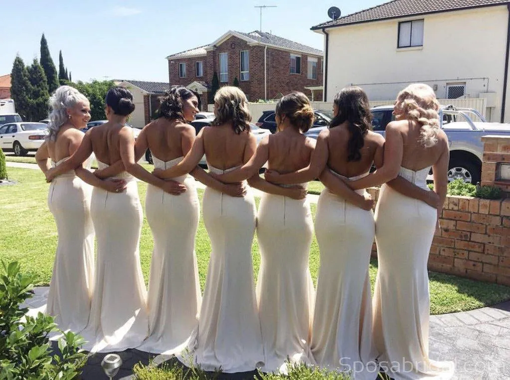 Sweetheart Mermaid Simple Most Popular Custom Formal Bridesmaid Dresses, WG542