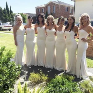 Sweetheart Mermaid Simple Most Popular Custom Formal Bridesmaid Dresses, WG542