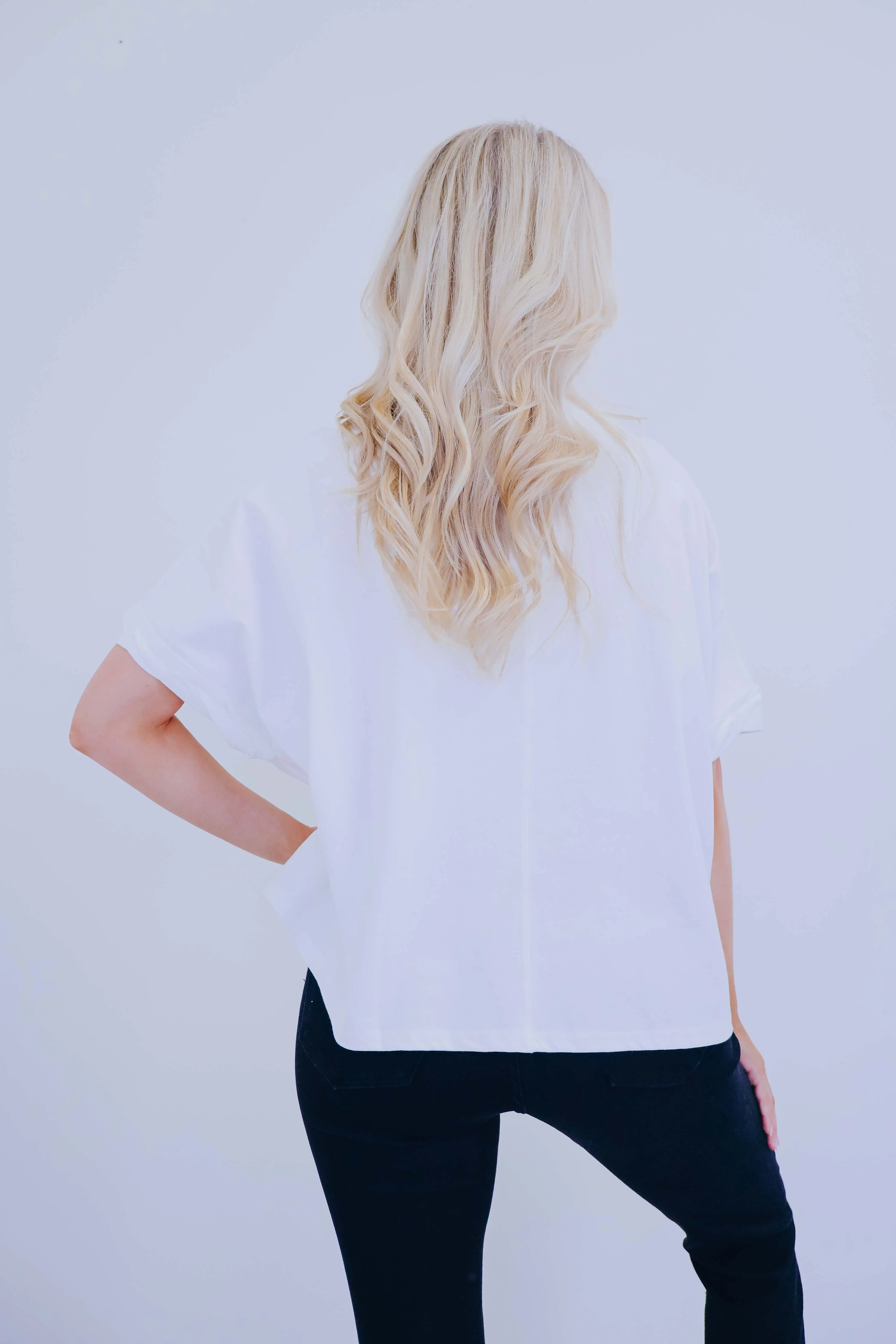 Tigress Sequin Patch Oversized Top - 2 Colors