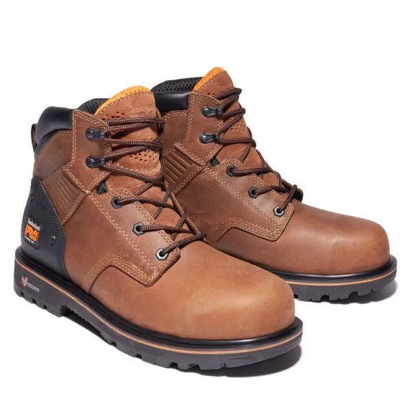 Timberland Pro Men's Ballast 6" Steel Toe Work Boot- Brown TB1A29H7214