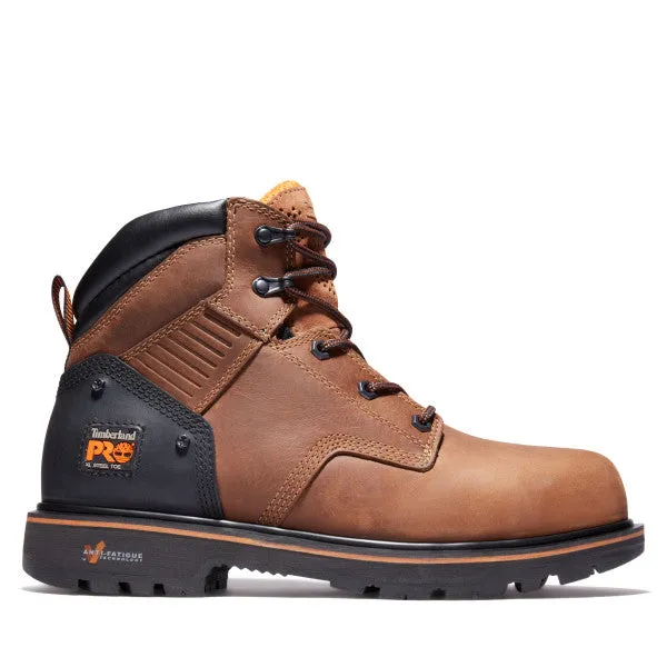 Timberland Pro Men's Ballast 6" Steel Toe Work Boot- Brown TB1A29H7214
