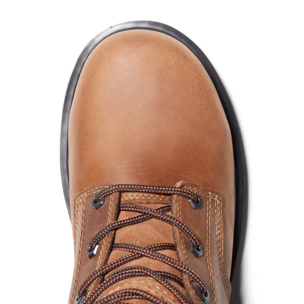 Timberland Pro Men's Ballast 6" Steel Toe Work Boot- Brown TB1A29H7214