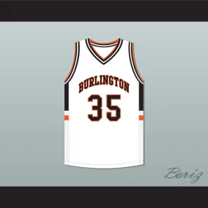 Tony Romo 35 Burlington High School White Basketball Jersey