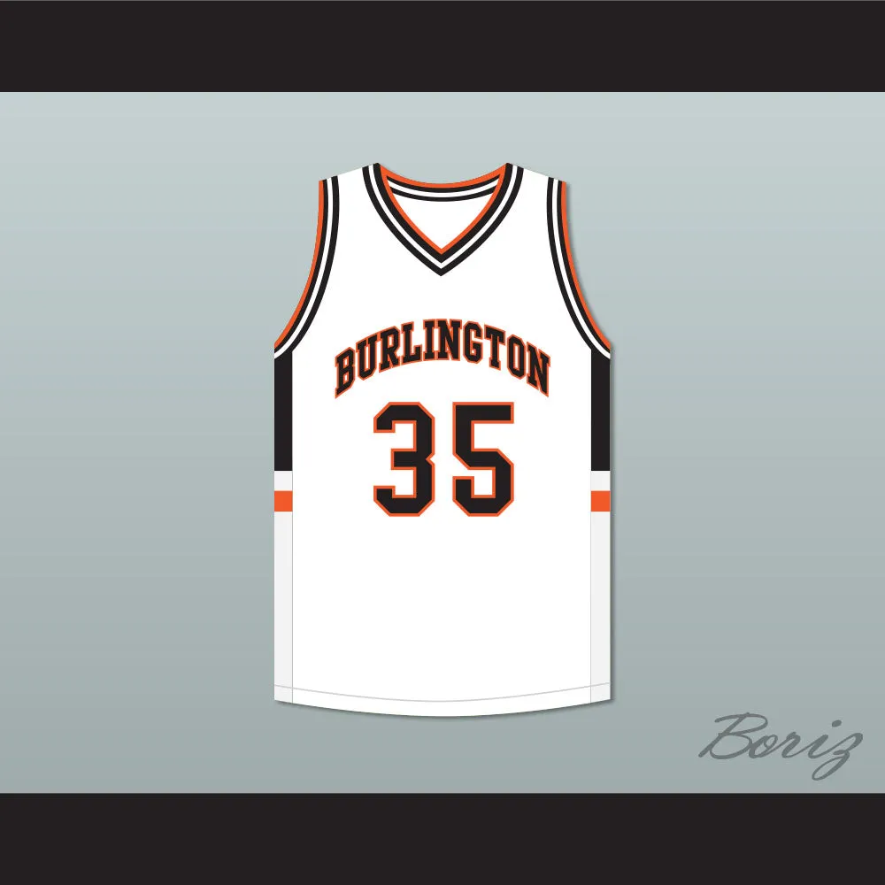 Tony Romo 35 Burlington High School White Basketball Jersey