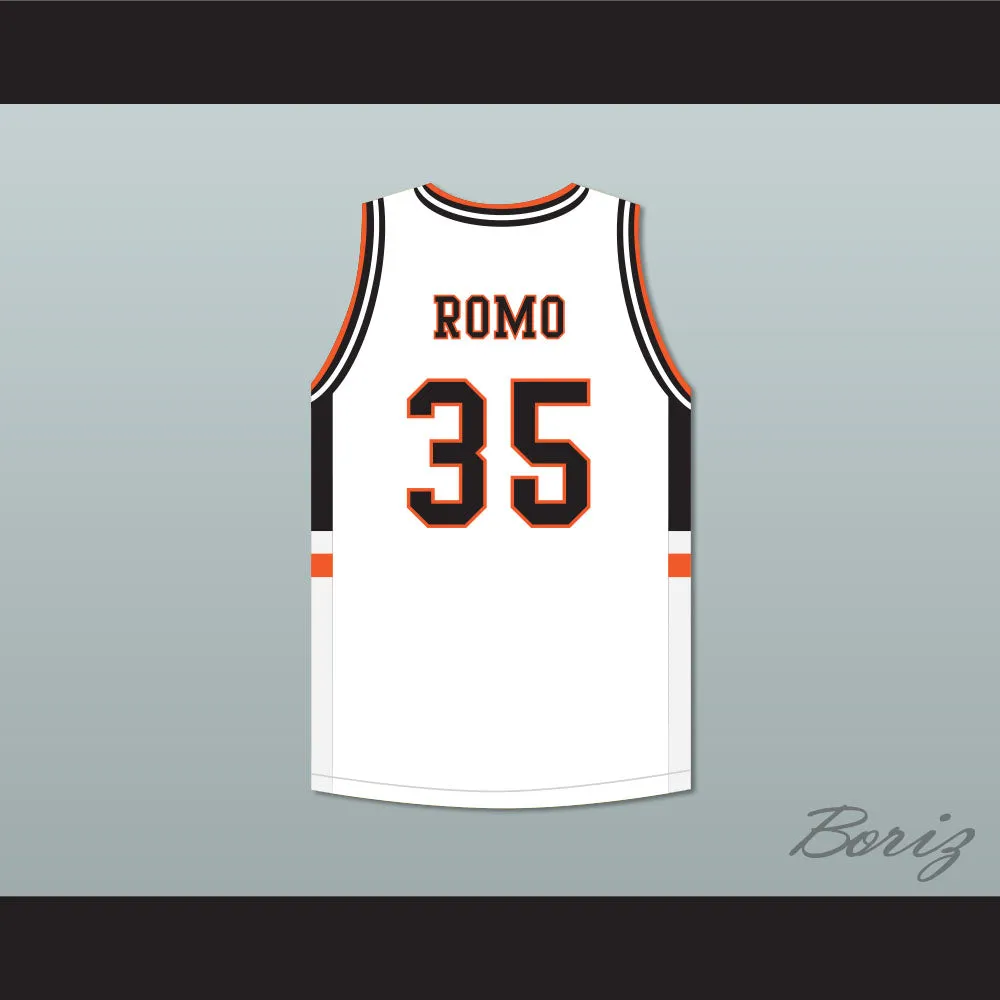 Tony Romo 35 Burlington High School White Basketball Jersey