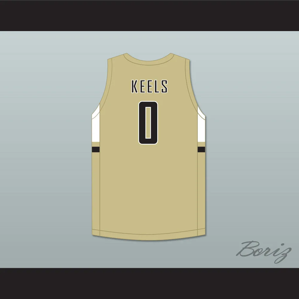 Trevor Keels 0 Paul VI Catholic High School Panthers Old Gold Basketball Jersey 2
