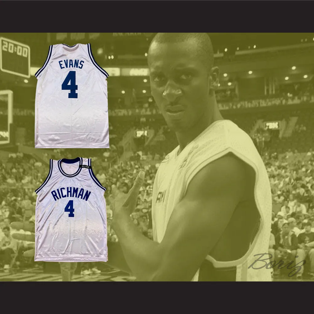 Tyron 'Alimoe' Evans 4 Julia Richman High School Basketball Jersey