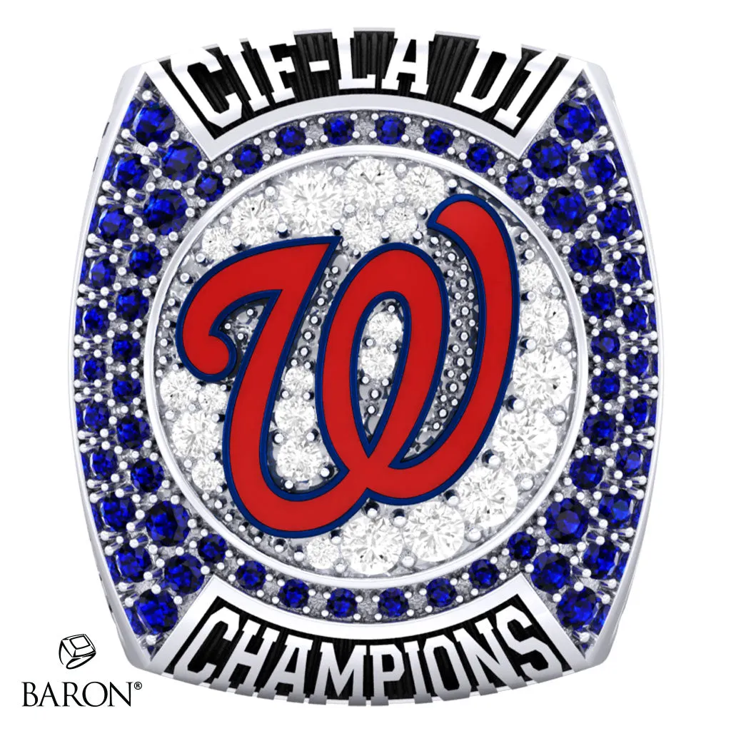 Washington Prep Boys Basketball 2024 Championship Ring - Design 2.5