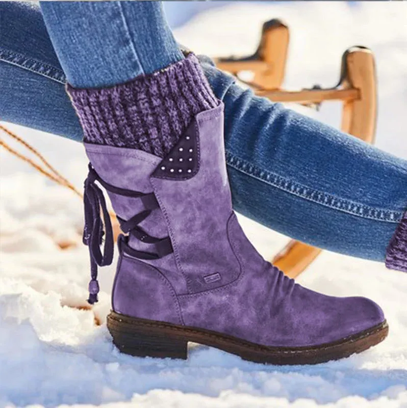 WeatherGuard™ | Mid-Calf Weatherproof Boots | Durable Waterproof Material, Slip-Resistant Sole & Insulated Comfort