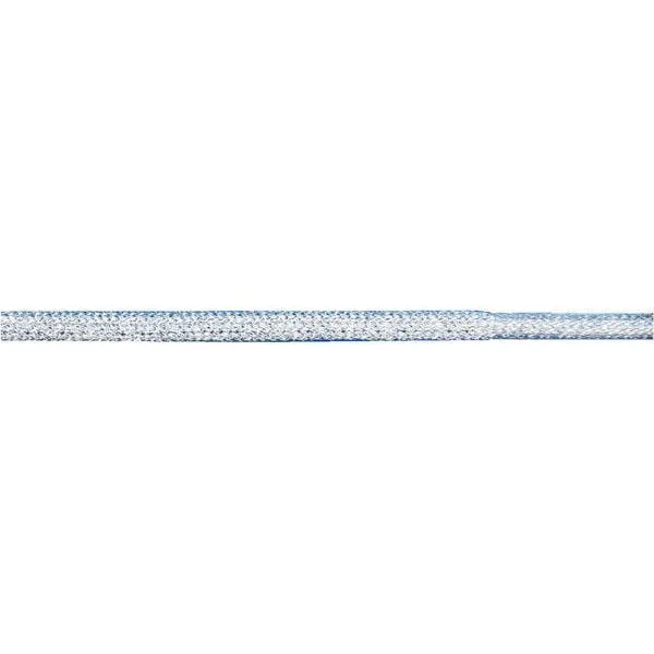 Wholesale Round 3/16" - Metallic Silver (12 Pair Pack) Shoelaces