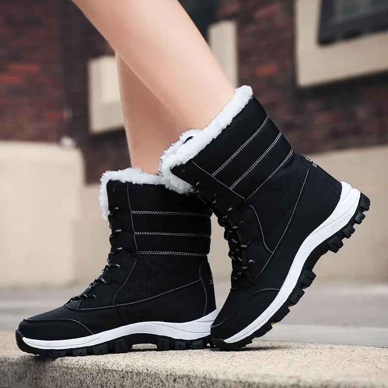 Winter Snow Boots Warm Plush Shoes