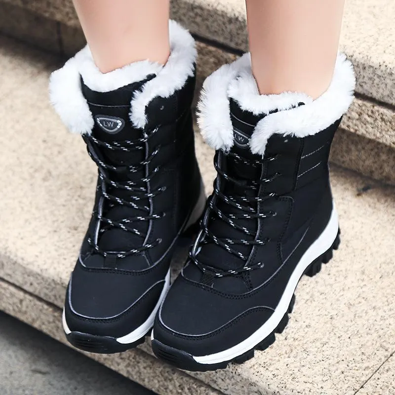 Winter Snow Boots Warm Plush Shoes