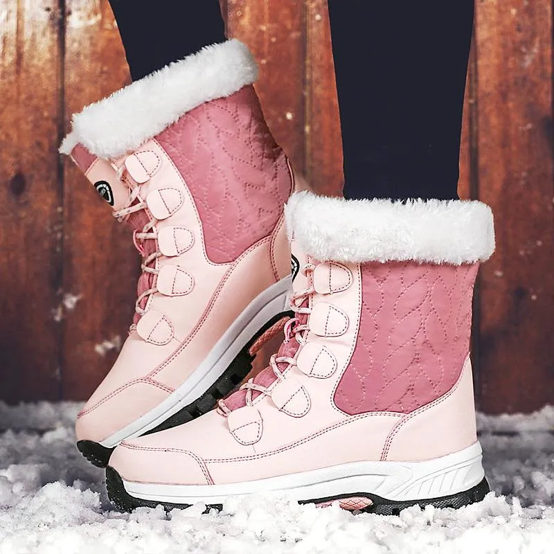Winter Snow Boots Warm Plush Shoes