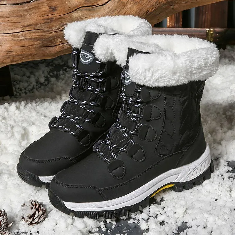 Winter Snow Boots Warm Plush Shoes