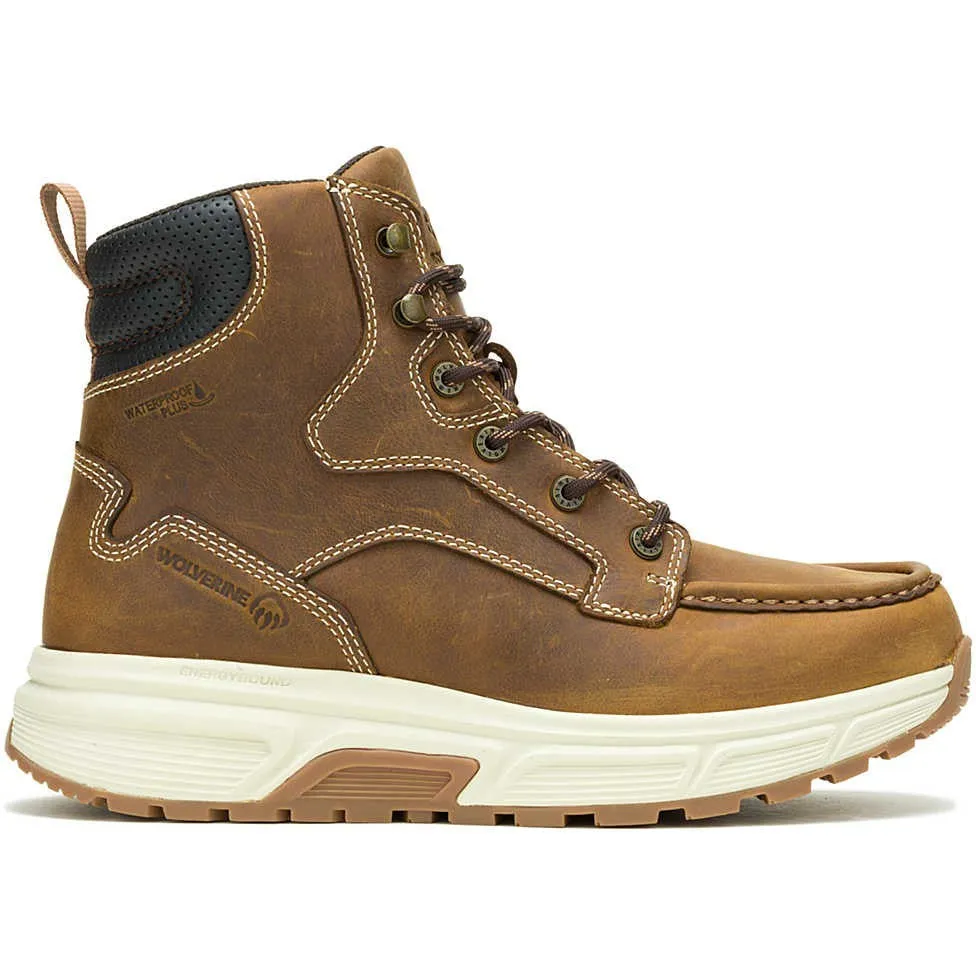 Wolverine Men's Ride 6" Soft Toe WP Wedge Work Boot -Cashew- W240039