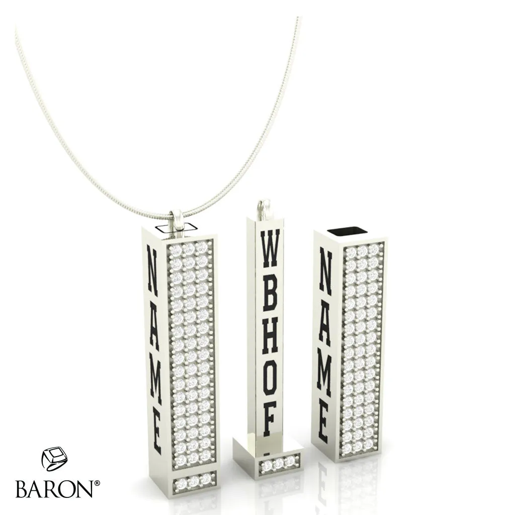 Women's Basketball Hall of Fame - Friends and Family Reveal Pendant - Design 3.8