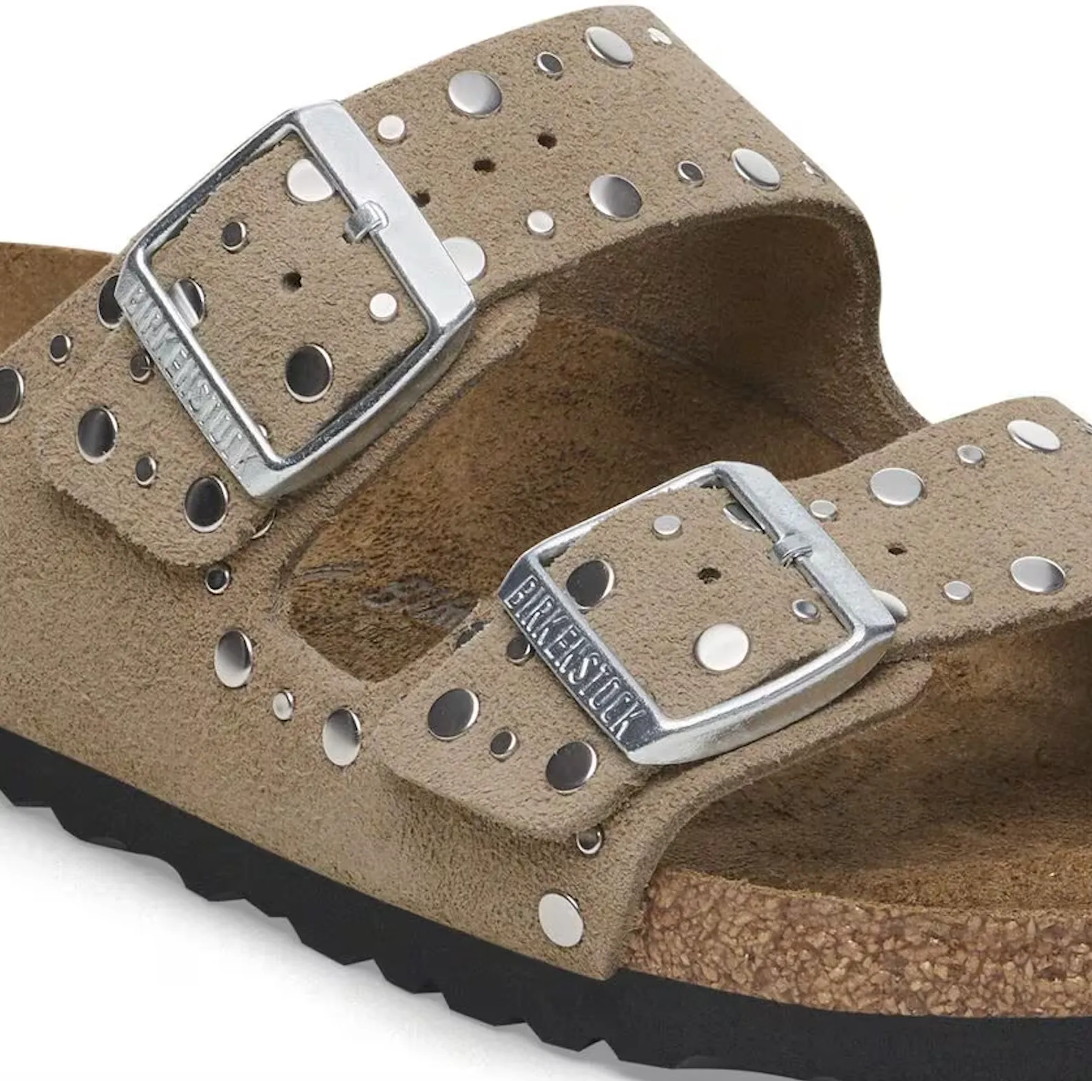 WOMEN'S BIRKENSTOCK ARIZONA RIVET | TAUPE
