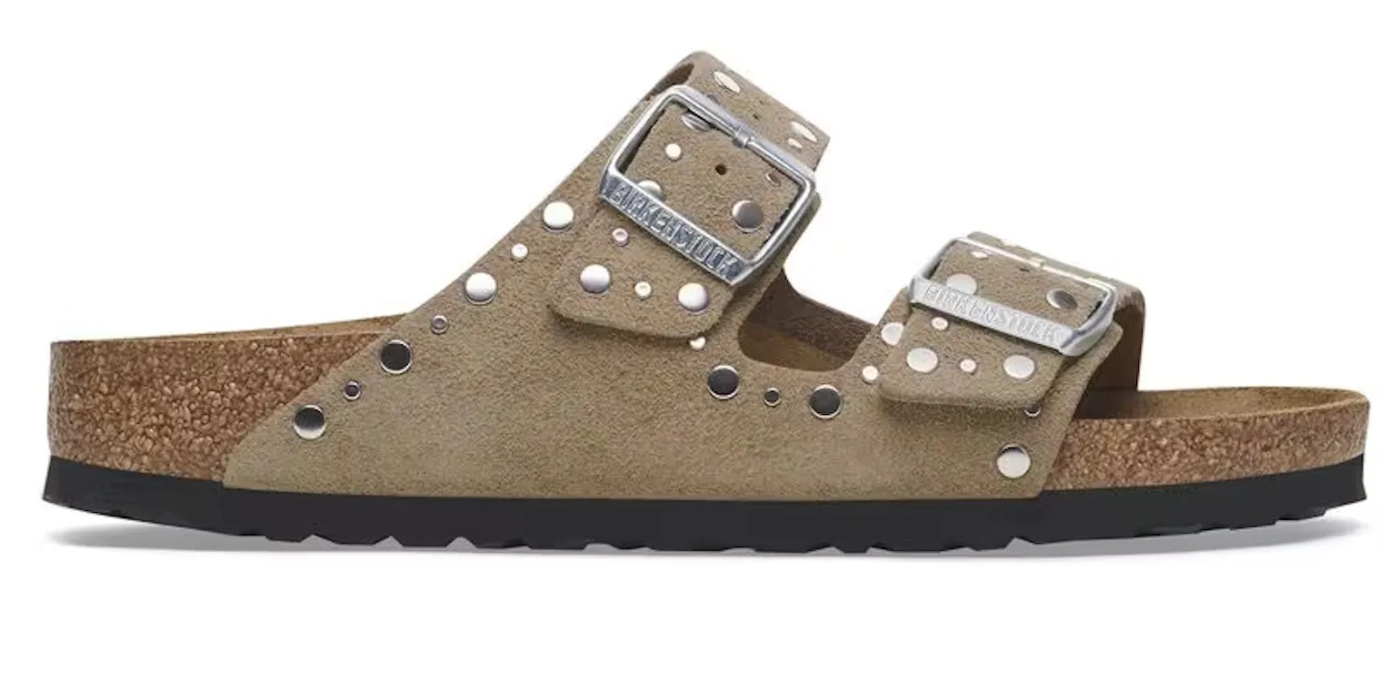 WOMEN'S BIRKENSTOCK ARIZONA RIVET | TAUPE
